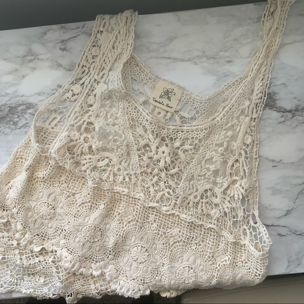 Sheer Crochet Tank